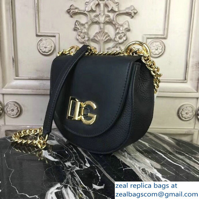 Dolce  &  Gabbana DG Wifi Saddle Shoulder Bag Black 2018